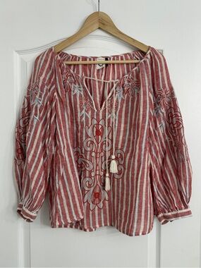 Anthropologie Linen Top